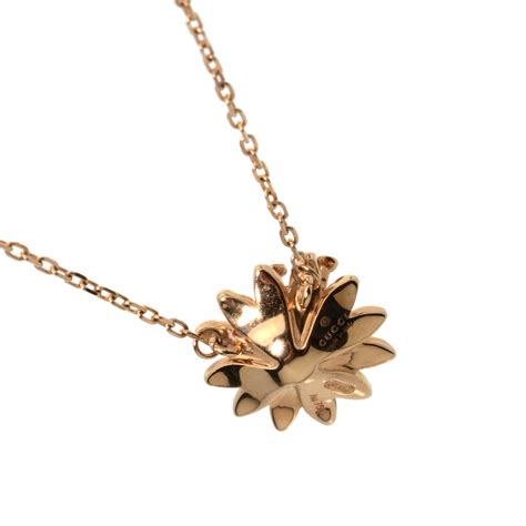 flower gucci|Gucci Flora 18k necklace with diamonds .